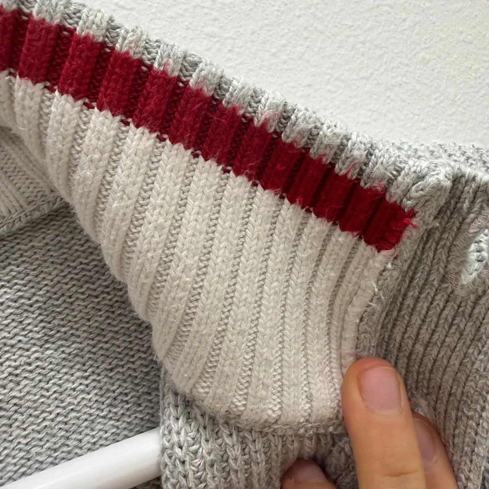Nautica Men's Light Gray Crewneck Sweater - Picture 8 of 12